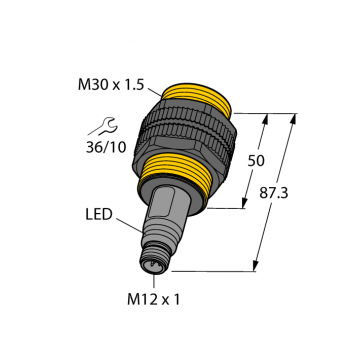 Cảm biến điện dung BCT10-S30-UP6X2-H1151 | TURCK BANNER