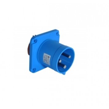 3x63A – Đầu cắm gắn âm loại thẳng (IP44) 3128-320-0900